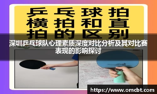 深圳乒乓球队心理素质深度对比分析及其对比赛表现的影响探讨